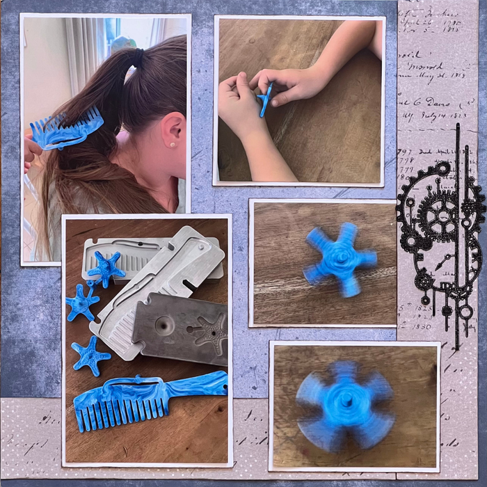 Double Page Layout Scrapbooking Kit, thoughtfully designed using papers from Elizabeth Crafts.