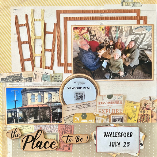 Travel Junque Double Page Layout Kit.