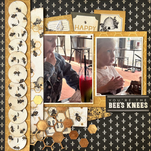 Double Page Layout Scrapbooking Kit, thoughtfully designed using papers from Carta Bella.
