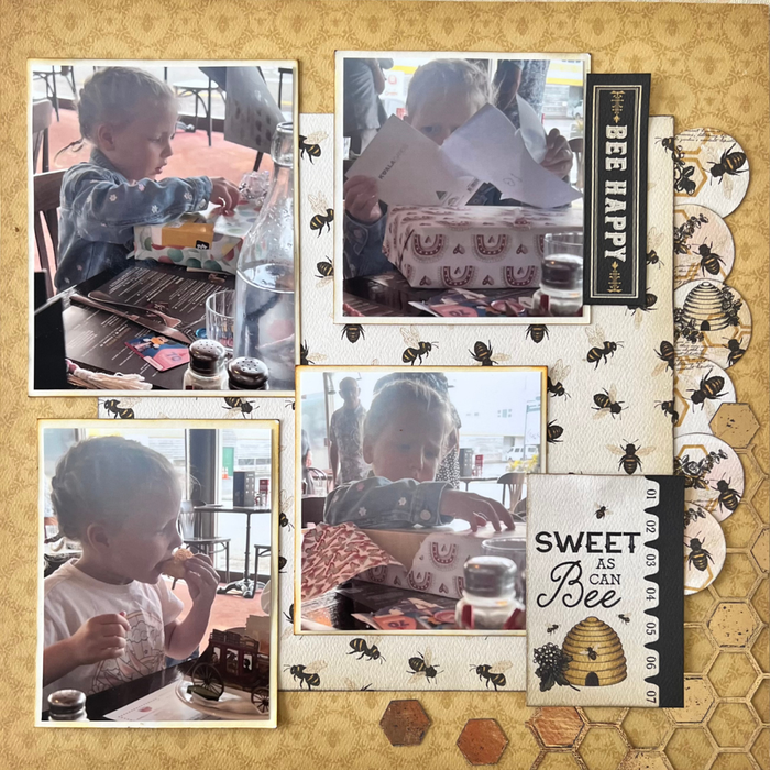 Double Page Layout Scrapbooking Kit, thoughtfully designed using papers from Carta Bella.
