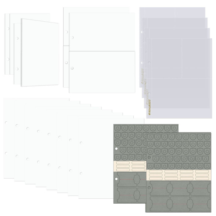 49 and Market Joanne Bain Little Dreamer and Little Celebrations Foundations Essential Binder Kit peach and cream 6x8 album.