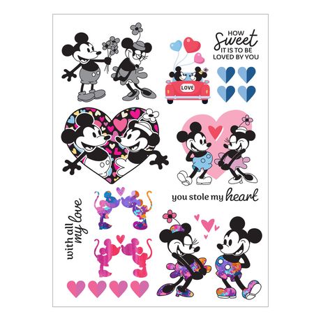 Spellbinders Rub-ons Classic Mouse Love