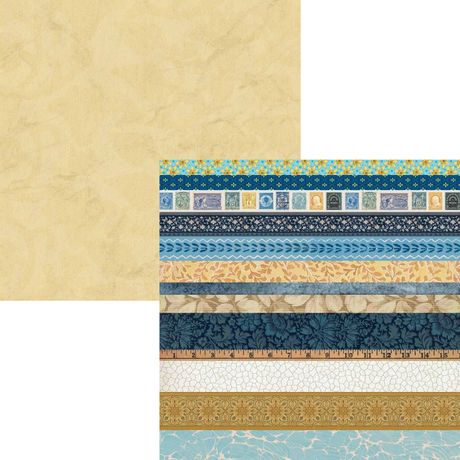 Delightful Discovery by Annette Green 12x12 inch scrapbook paper pack, 12 double-sided 250gsm sheets with 24 designs.