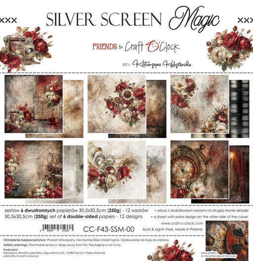 Craft O'Clock Collection 12×12" Silver Screen Magic