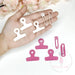 Dress My Craft metal die set featuring paper clips and binder clips for paper crafting.
