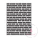 A black and white digital preview of the Dress My Craft Brick Wall Embossing Folder design, featuring an offset pattern of rectangular bricks with realistic, slightly uneven mortar lines.