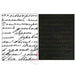 A black and white digital preview of the Dress My Craft Vintage Script Pattern Embossing Folder design, featuring an offset pattern vintage script