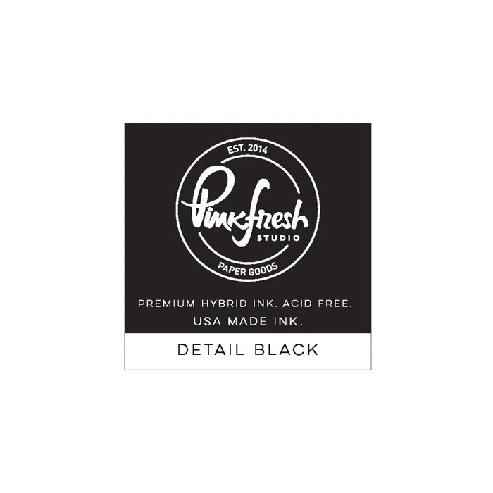 Pinkfresh Studio Pigment Ink Detail Black 1" Cube