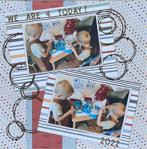 Dream Big Little Boy Double Page Layout Kit.