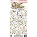 49 and Market "The Looking Glass" Laser Cut Wildflowers set featuring four sheets of precision-cut botanical elements, including lavender-toned flowers, green vines, and circular twig frames.