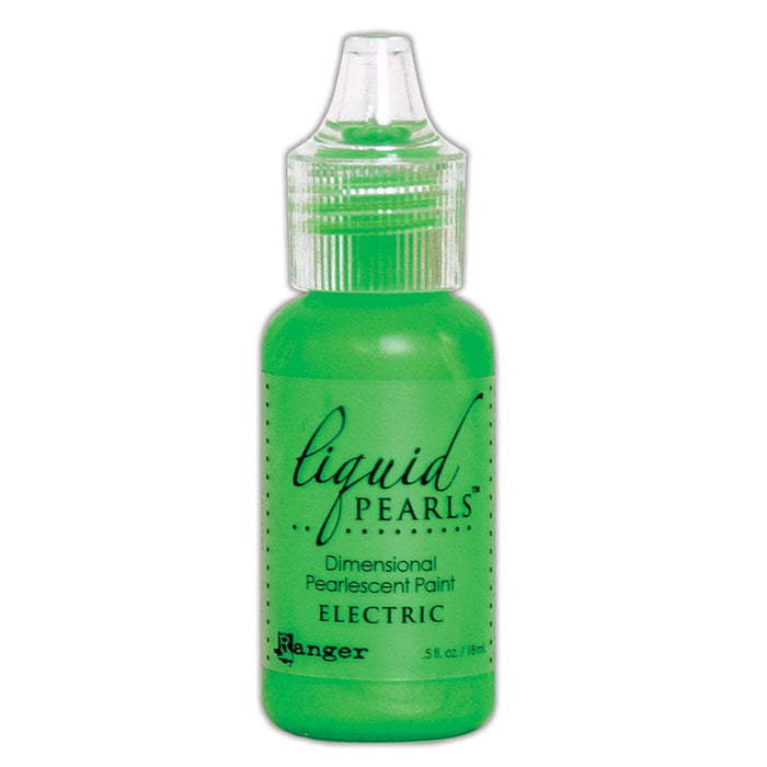 Bottle of Liquid Pearls dimensional pearl paint in Electric colour 
