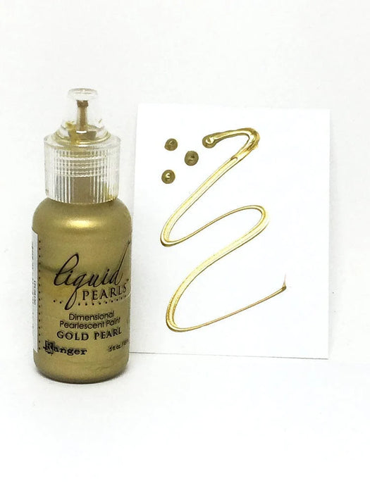 Bottle of Liquid Pearls dimensional pearl paint in Gold Pearl colour 