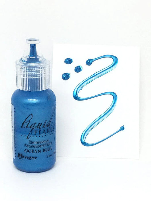 Bottle of Liquid Pearls dimensional pearl paint in Ocean Pearl colour 