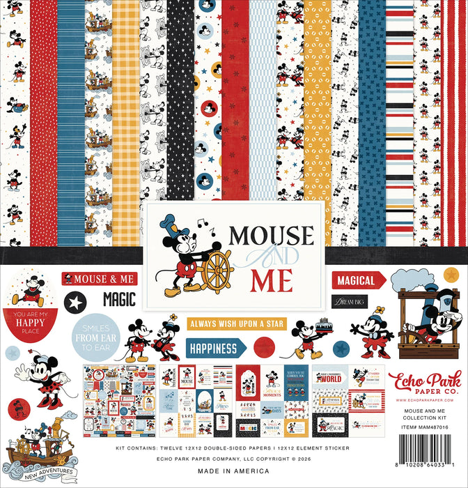 Echo Park Paper Collection 12 x12 Mouse and Me