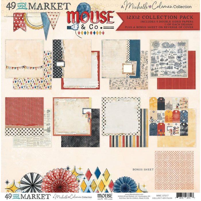 49 & Market Collection Pack 12"X12" Mouse & Co