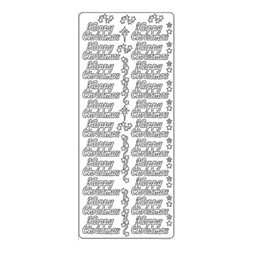 PeelCraft Happy Christmas &nbsp;PC2722 Peel-off Stickers Gold