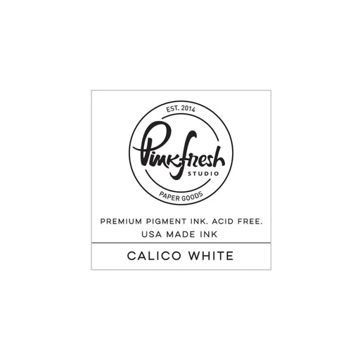 Pinkfresh Studio Pigment Ink Calico White 1" cube