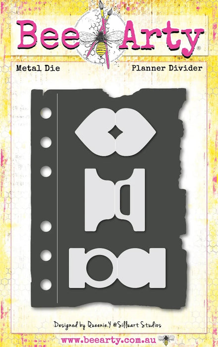 "Bee Arty Planner Divider metal die set - Schoolday Stories collection, 4 dies"