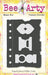 "Bee Arty Planner Divider metal die set - Schoolday Stories collection, 4 dies"