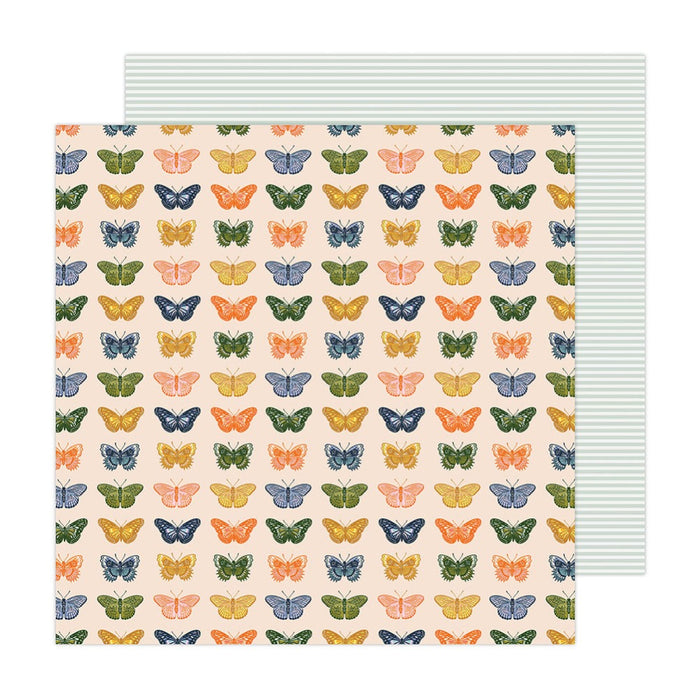 Jen Hadfield Live and Let Grow Patterned Paper 12x12 Fly Away