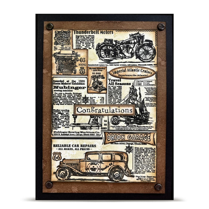"AALL & Create TP 1343 Global Gazette – stamp detail view"