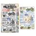 "AALL & Create A6 Acrylic Stamp TP- 1343 Global Gazette by Antour de Mwa"