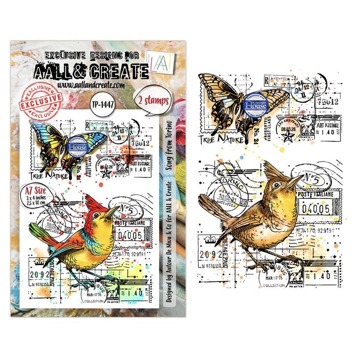 AALL & Create A7 Acrylic Stamp – Song from Torino