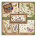 Stamperia All Around 12x12 inch Maxi Paper Pad cover featuring botanical, butterfly, and lizard illustrations for scrapbooking and cardmaking.