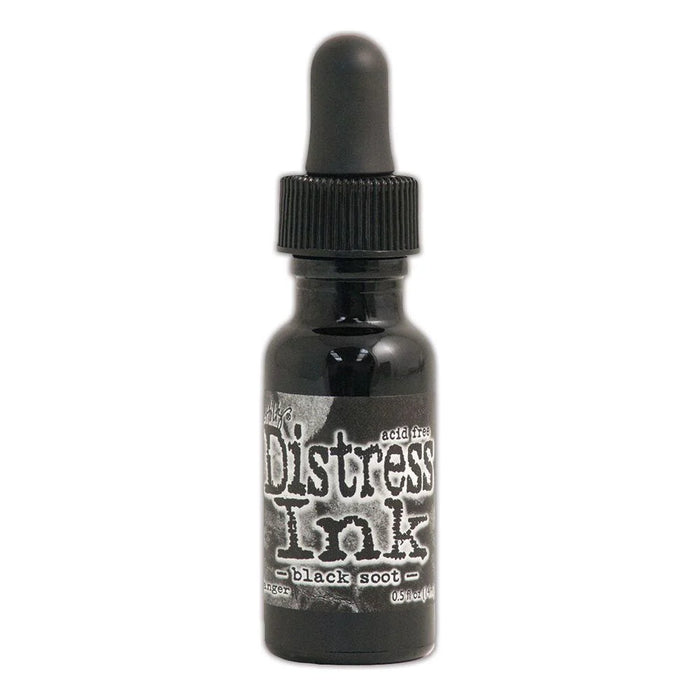 Tim Holtz Distress Ink Pad Reinker Black Soot