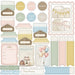49 and Market Confetti Moments All-In-One Kit elements showing watercolor illustrations of party banners, balloons, rose bouquets, golden frames, champagne glasses, and gift boxes.
