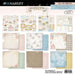 49 and Market Confetti Moments All-In-One Kit elements showing watercolor illustrations of party banners, balloons, rose bouquets, golden frames, champagne glasses, and gift boxes.