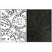 "Dress My Craft Post Cards Stamps Embossing Folder for cardmaking and scrapbooking"