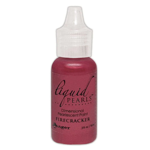Bottle of Liquid Pearls dimensional pearl paint in Firecracker colour 