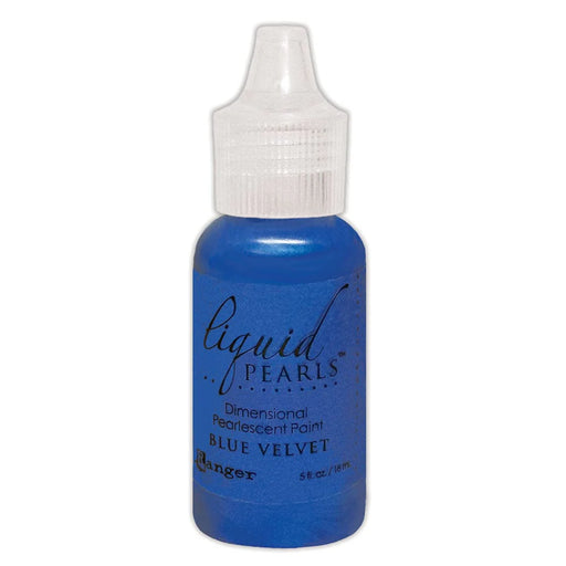 Bottle of Liquid Pearls dimensional pearl paint in Blue Velvet colour 
