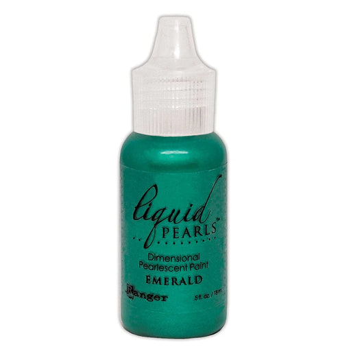 Bottle of Liquid Pearls dimensional pearl paint in Emerald colour 