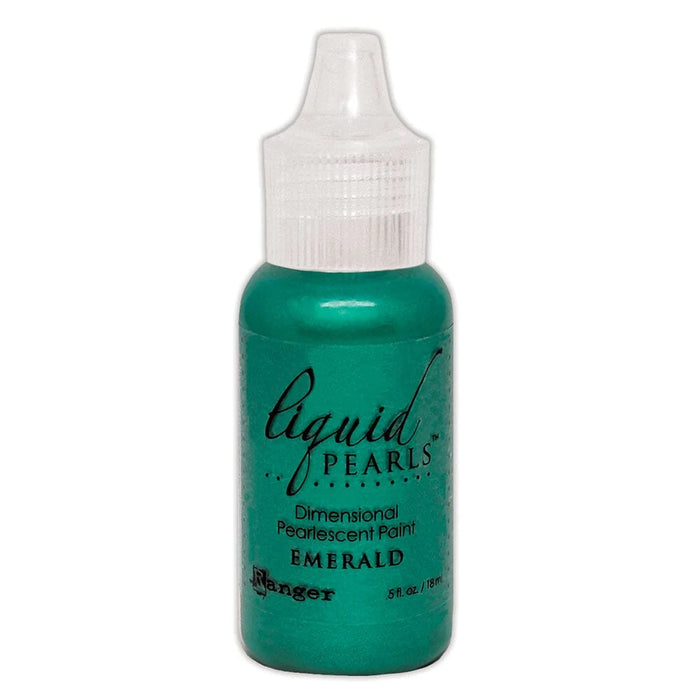 Bottle of Liquid Pearls dimensional pearl paint in Emerald colour 