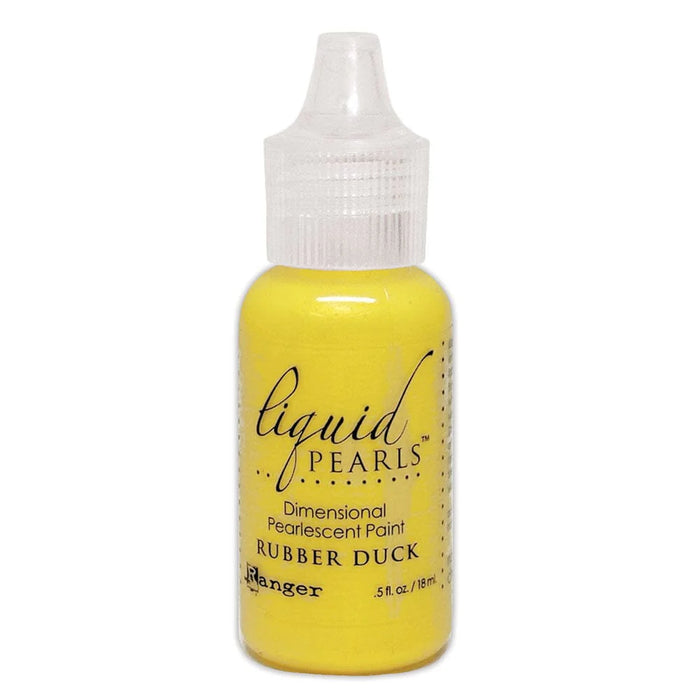 Bottle of Liquid Pearls dimensional pearl paint in Rubber Duck colour 