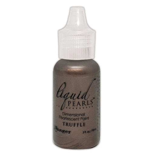 Bottle of Liquid Pearls dimensional pearl paint in Truffle colour 