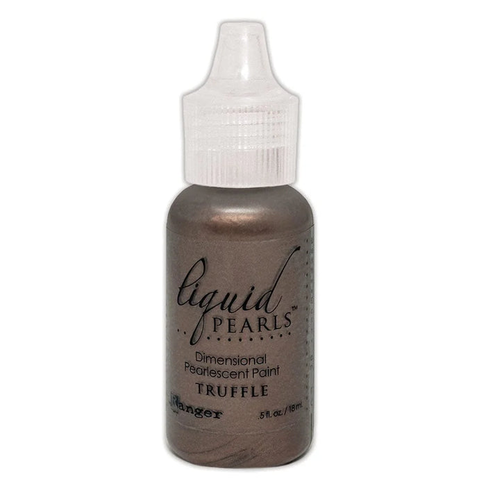 Bottle of Liquid Pearls dimensional pearl paint in Truffle colour 