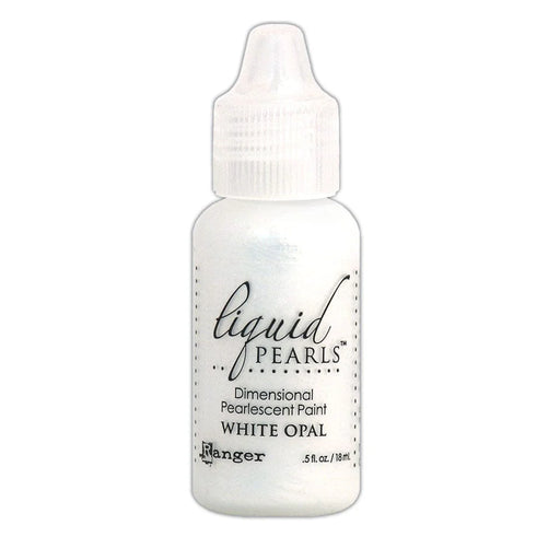 Bottle of Liquid Pearls dimensional pearl paint in White Opal colour 