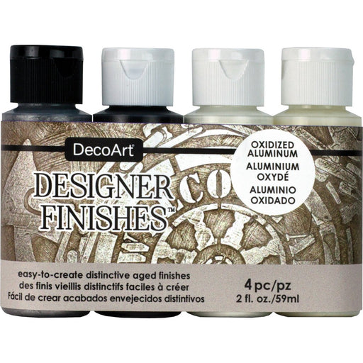 DecoArt Designer Finish Kits Oxidised Aluminium
