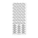 PeelCraft Sympathy &nbsp;PC15 Peel-off Stickers Silver