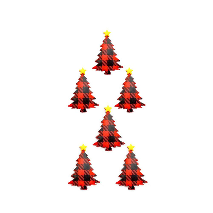 Red Plaid Tree Singles &nbsp;JJ12391