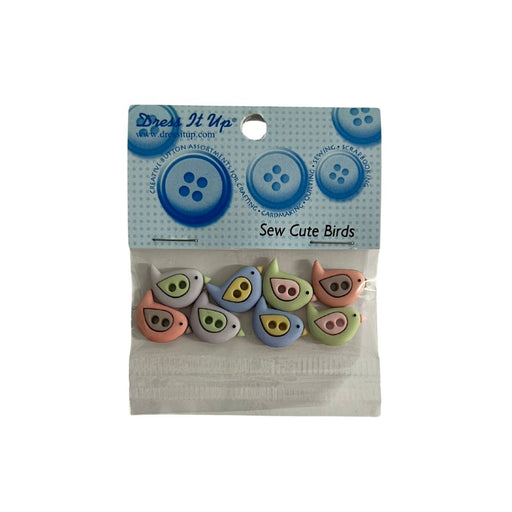 Sew Cute Birds buttons