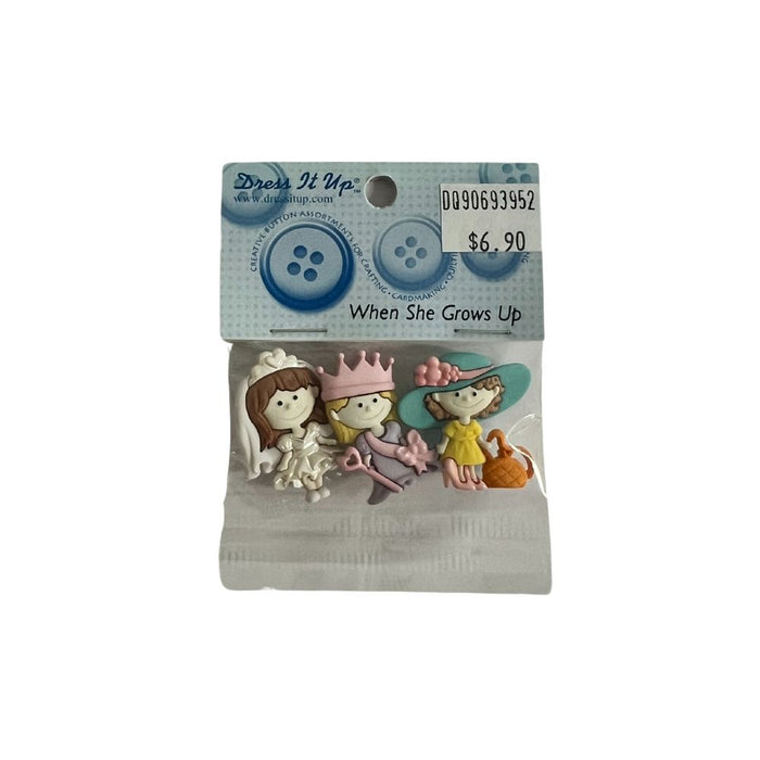 When She Grows Up Buttons