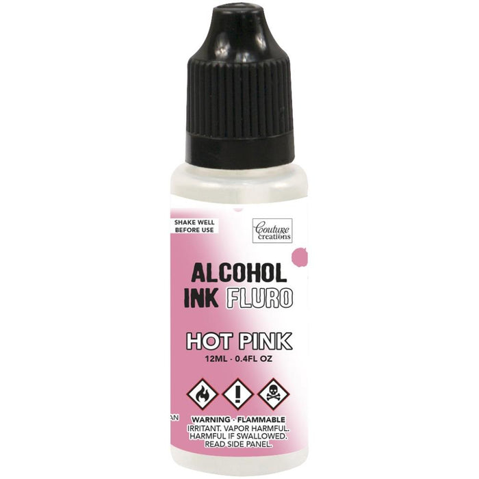 Couture Creations Fluro Alcohol Ink Hot Pink