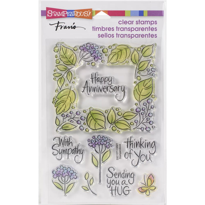 Stampendous Clear Stamps Leafy Frames