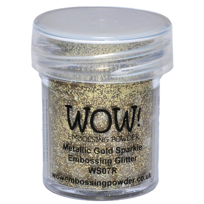 Wow! Embossing Powder Glitter Metallic Gold Sparkl