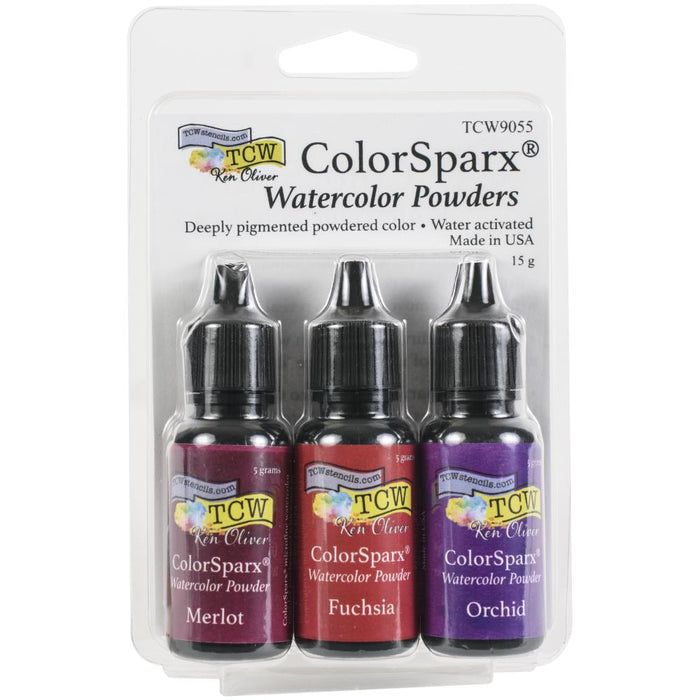 Ken Oliver ColorSparx Watercolour Powders Berry Punch