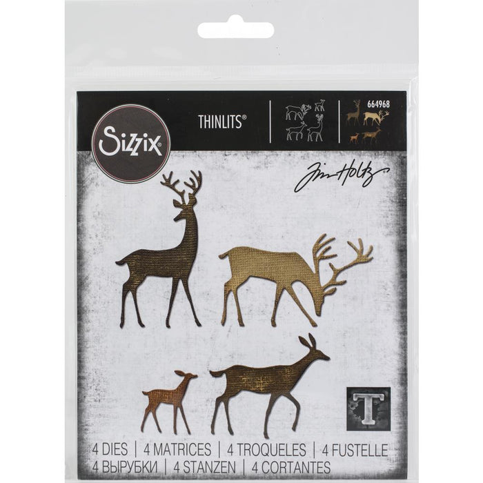 Sizzix Thinlits Dies Tim Holtz Darling Deer